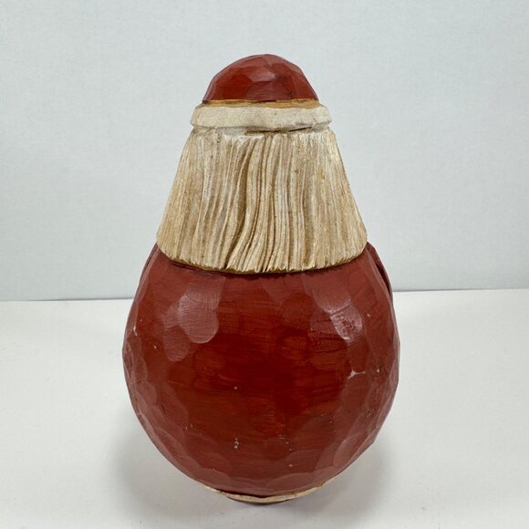 Vintage Wood Carved Santa Figure Jack Ashenfelter Signed 1989 Folk Art Primitive - Picture 6 of 11
